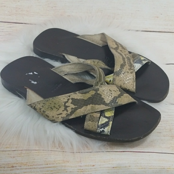 messori Other - Men's Messori leather strap slip on sandals sz 11